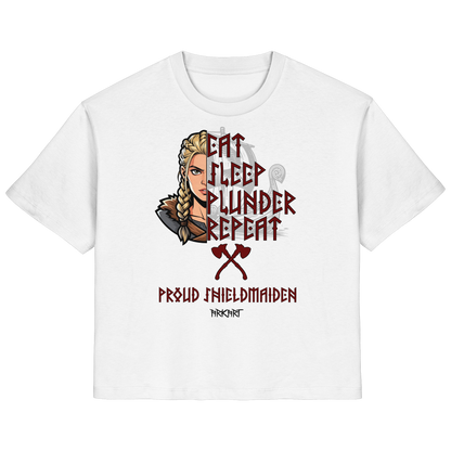 Eat, Sleep, Plunder, Repeat - Shieldmaiden - Shirt Damen Regular Fit