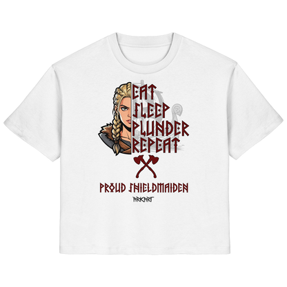 Eat, Sleep, Plunder, Repeat - Shieldmaiden - Shirt Damen Regular Fit