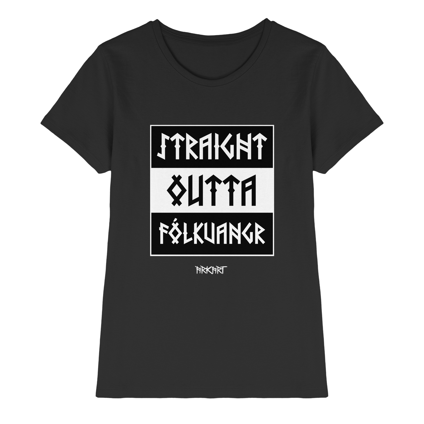 Straight outta Fólkvangr - Shirt Damen Fitted Cut