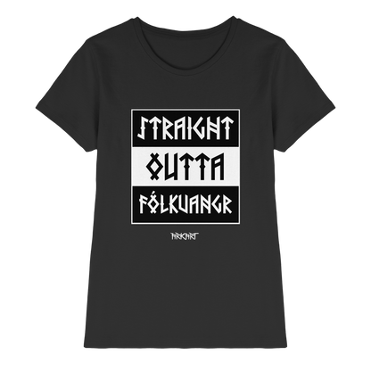 Straight outta Fólkvangr - Shirt Damen Fitted Cut