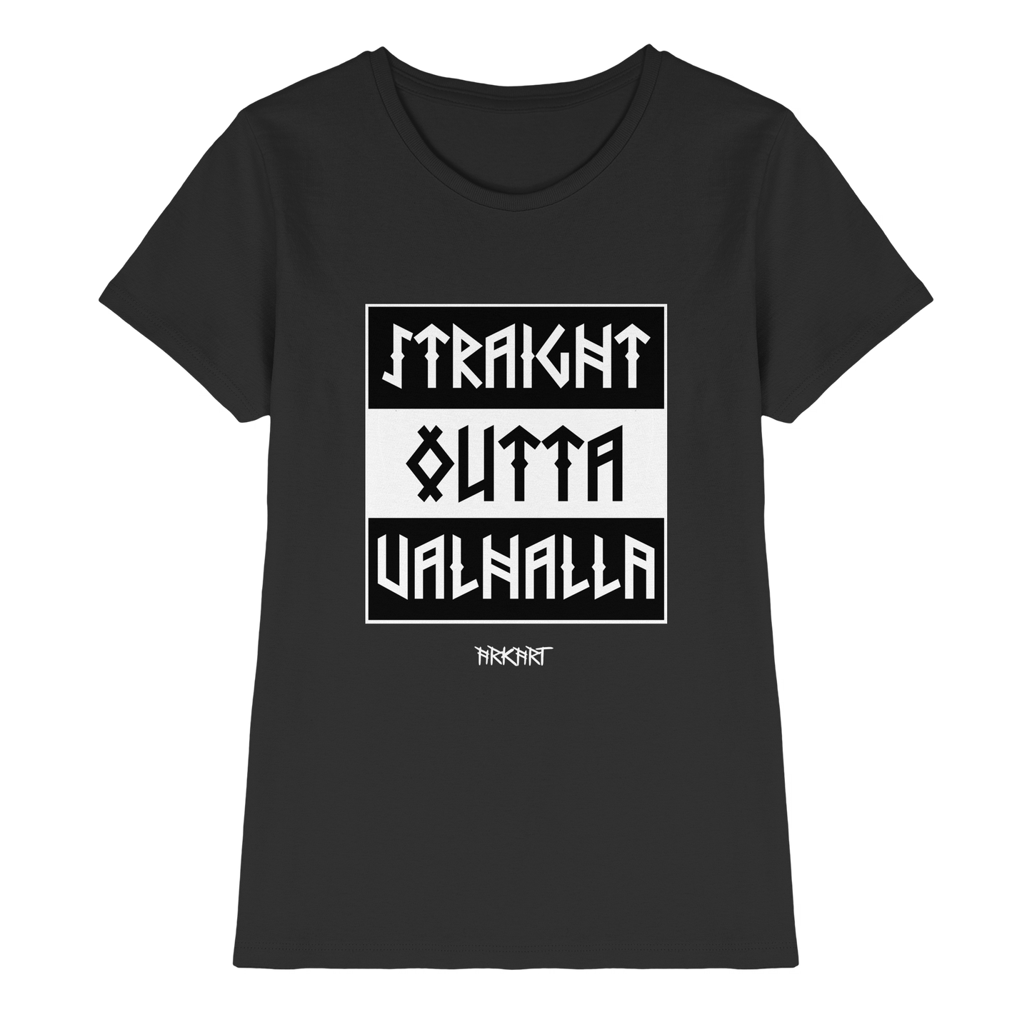 Straight outta Valhalla - Shirt Damen Fitted Cut