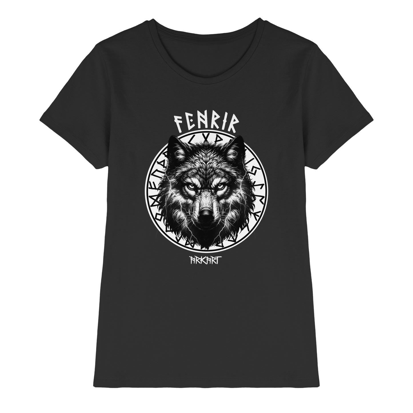 Fenrir Runenkreis - Shirt Damen Fitted Cut