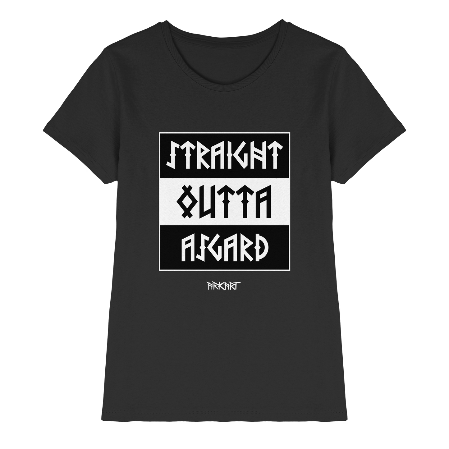 Straight outta Asgard - Shirt Damen Fitted Cut