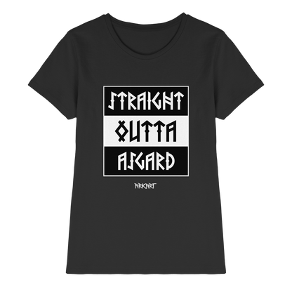 Straight outta Asgard - Shirt Damen Fitted Cut