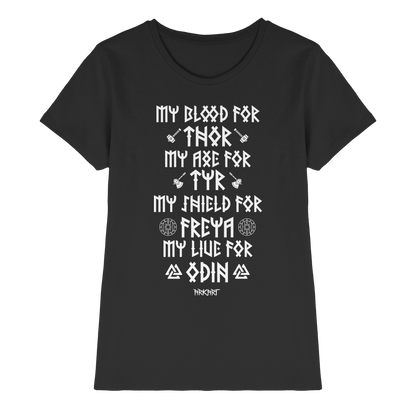 My Blood For Thor... - Shirt Damen Fitted Cut