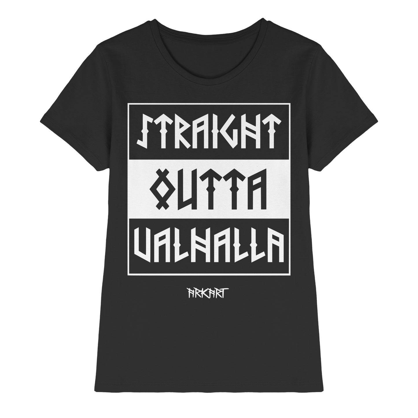 Straight outta Valhalla - Shirt Damen Fitted Cut