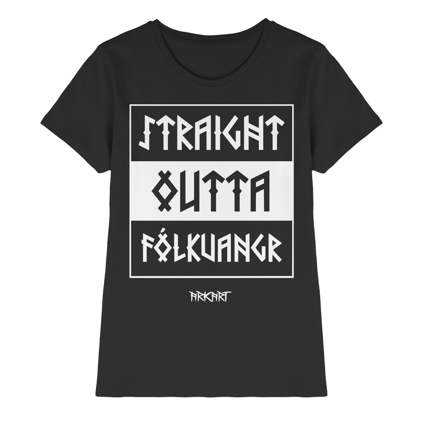 Straight outta Fólkvangr - Shirt Damen Fitted Cut