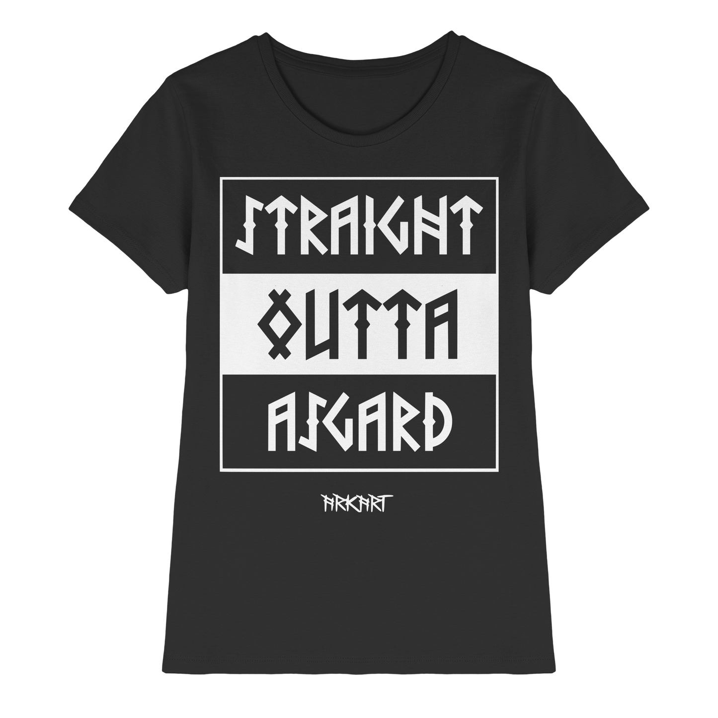 Straight outta Asgard - Shirt Damen Fitted Cut