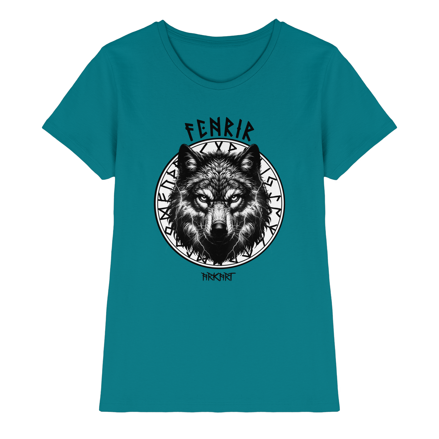 Fenrir Runenkreis - Shirt Damen Fitted Cut