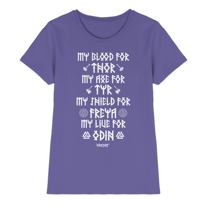 My Blood For Thor... - Shirt Damen Fitted Cut