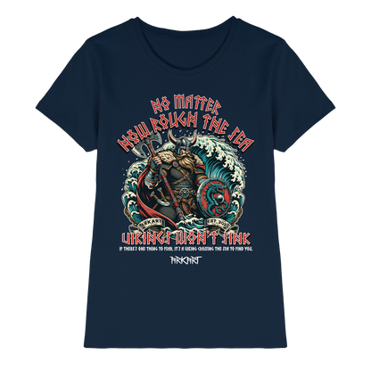 No matter how rough the sea - Shirt Damen Fitted Cut