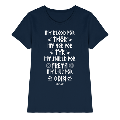 My Blood For Thor... - Shirt Damen Fitted Cut