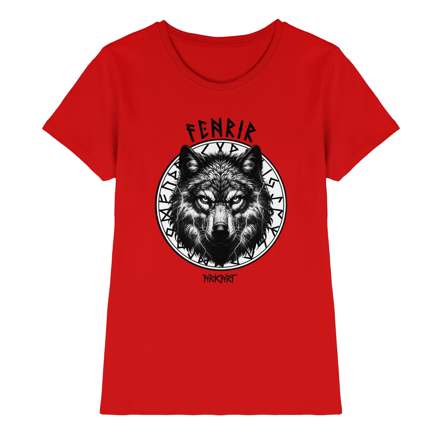 Fenrir Runenkreis - Shirt Damen Fitted Cut