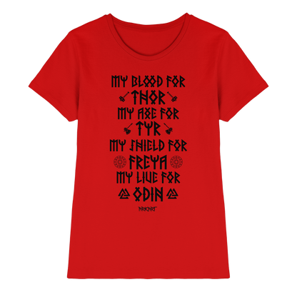 My Blood For Thor... - Shirt Damen Fitted Cut