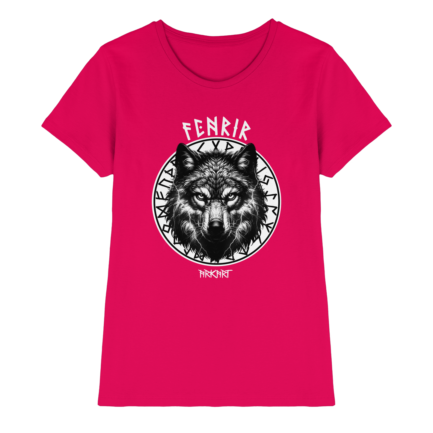 Fenrir Runenkreis - Shirt Damen Fitted Cut