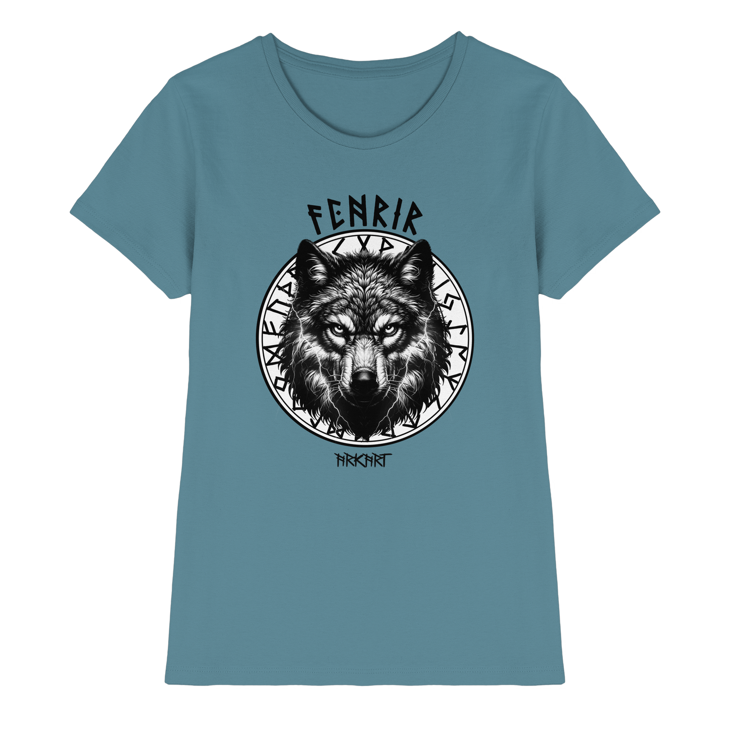Fenrir Runenkreis - Shirt Damen Fitted Cut