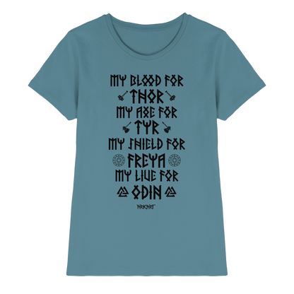 My Blood For Thor... - Shirt Damen Fitted Cut