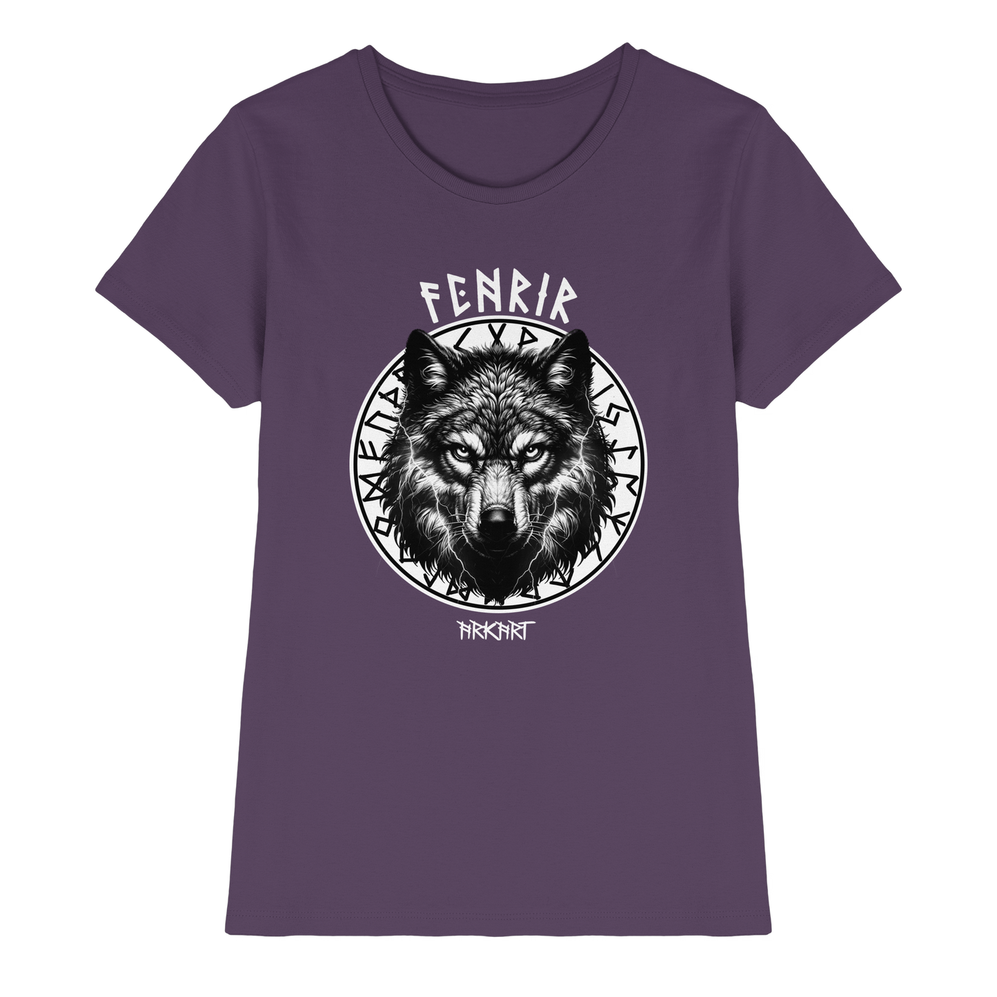 Fenrir Runenkreis - Shirt Damen Fitted Cut