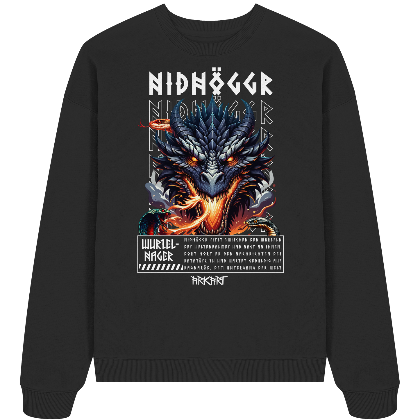 Nidhöggr - Oversize Sweatshirt