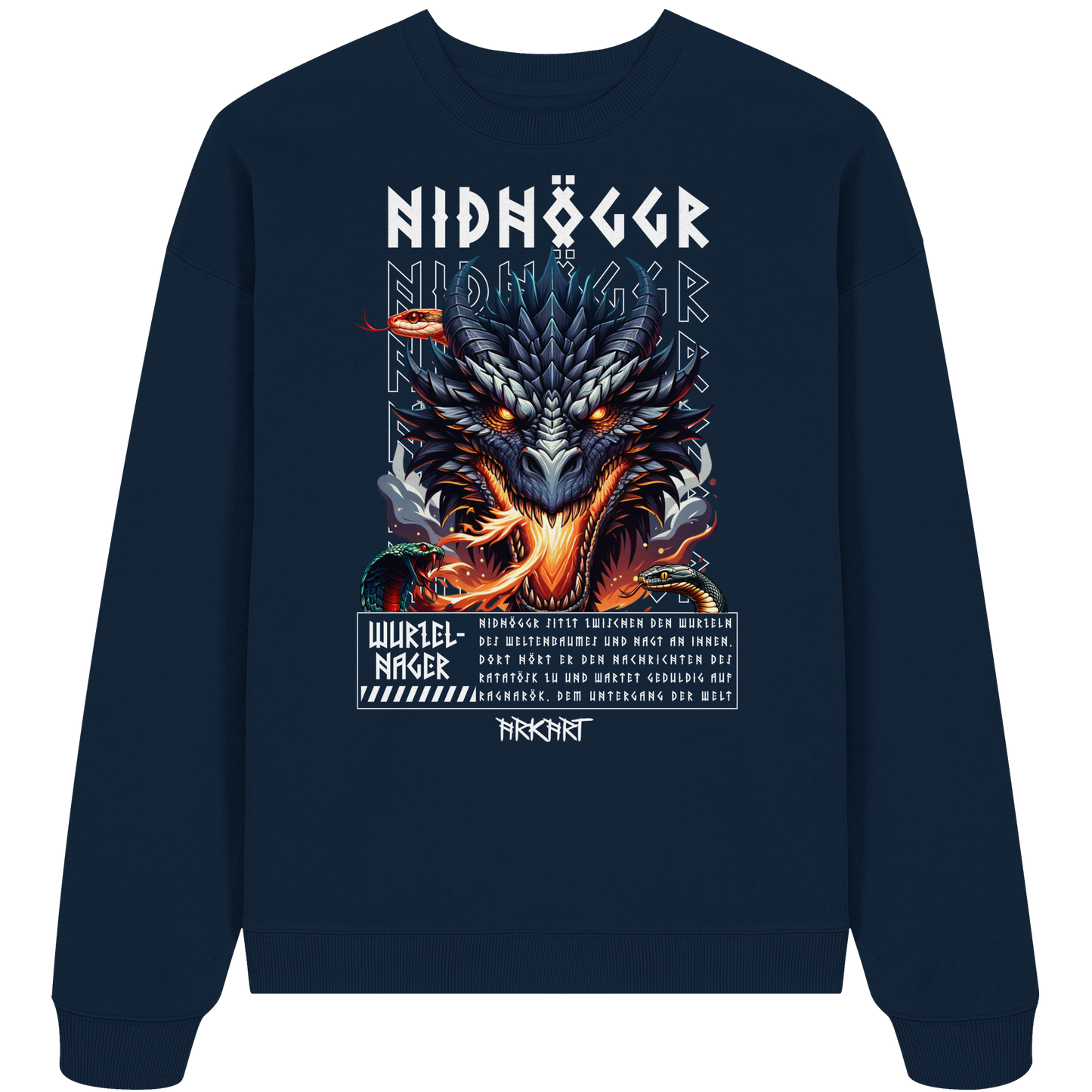 Nidhöggr - Oversize Sweatshirt