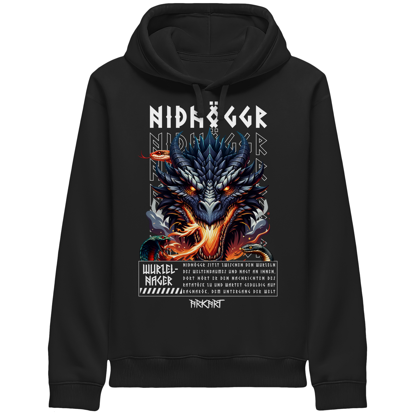 Nidhöggr - Hoodie - Sidepocket