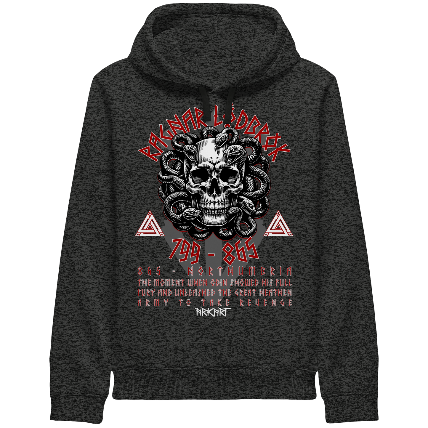 Ragnar in Northumbria -Hoodie - Sidepocket