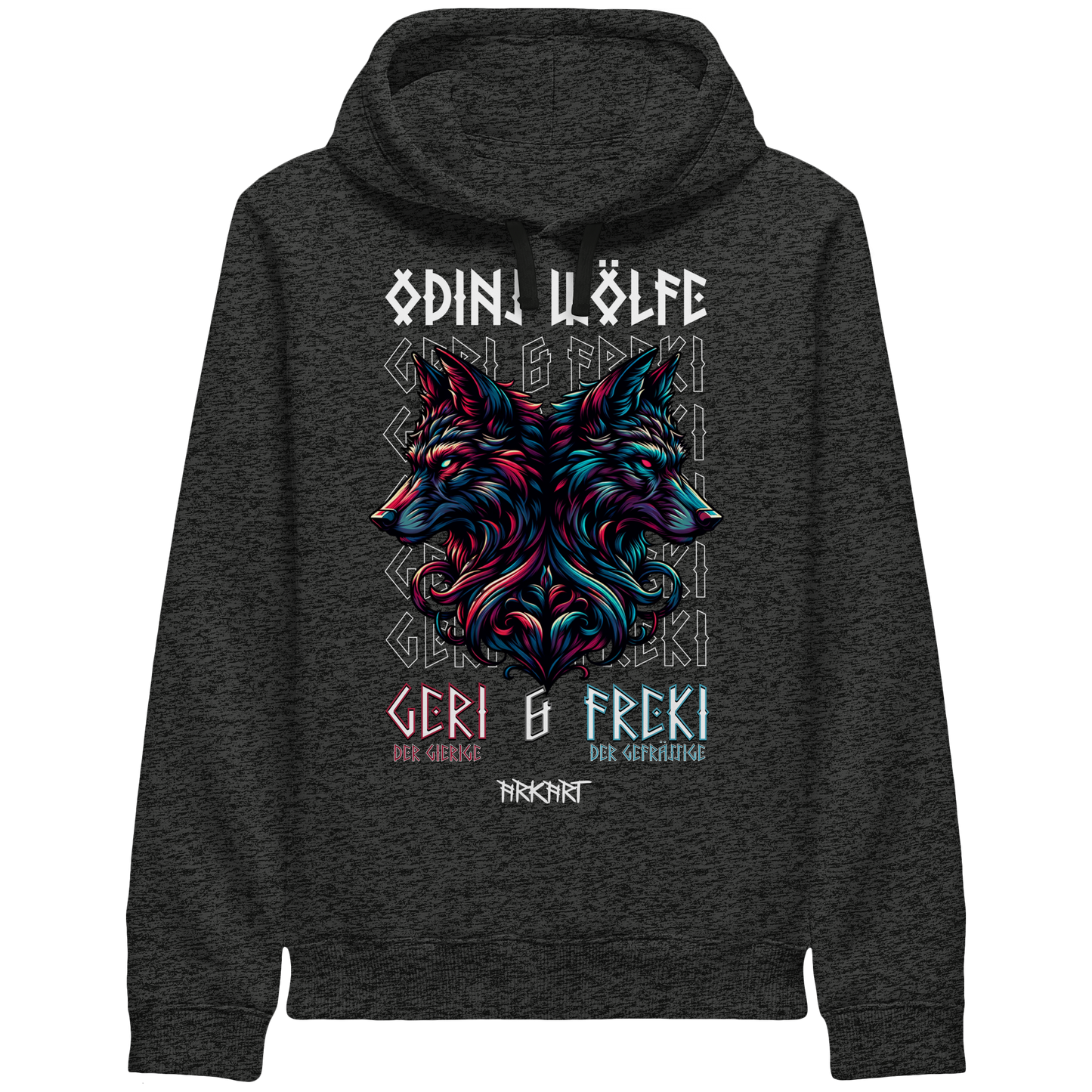 Geri & Freki - Hoodie - Sidepocket