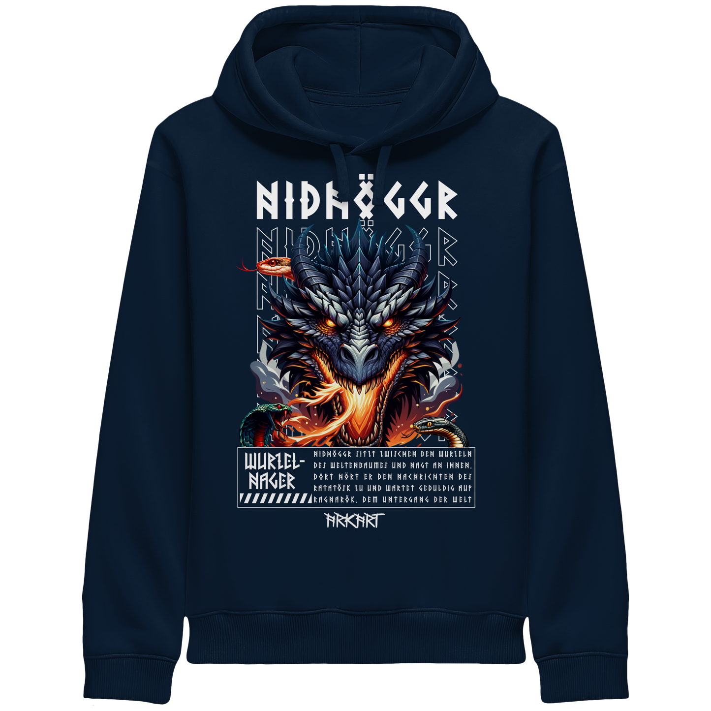 Nidhöggr - Hoodie - Sidepocket