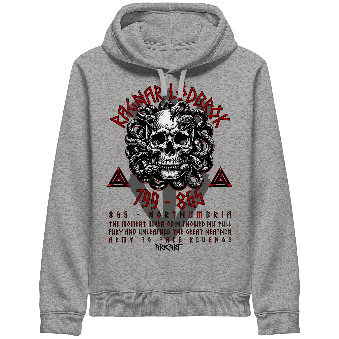 Ragnar in Northumbria -Hoodie - Sidepocket