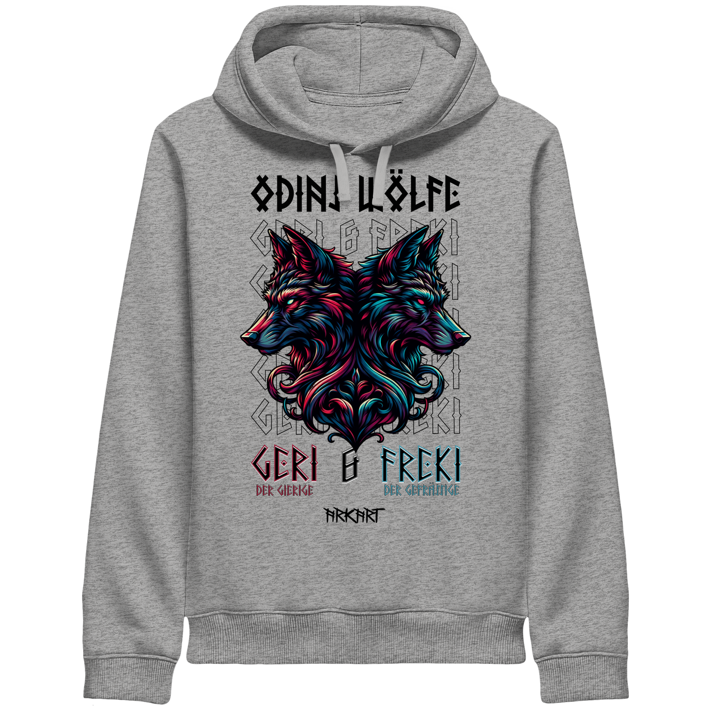 Geri & Freki - Hoodie - Sidepocket