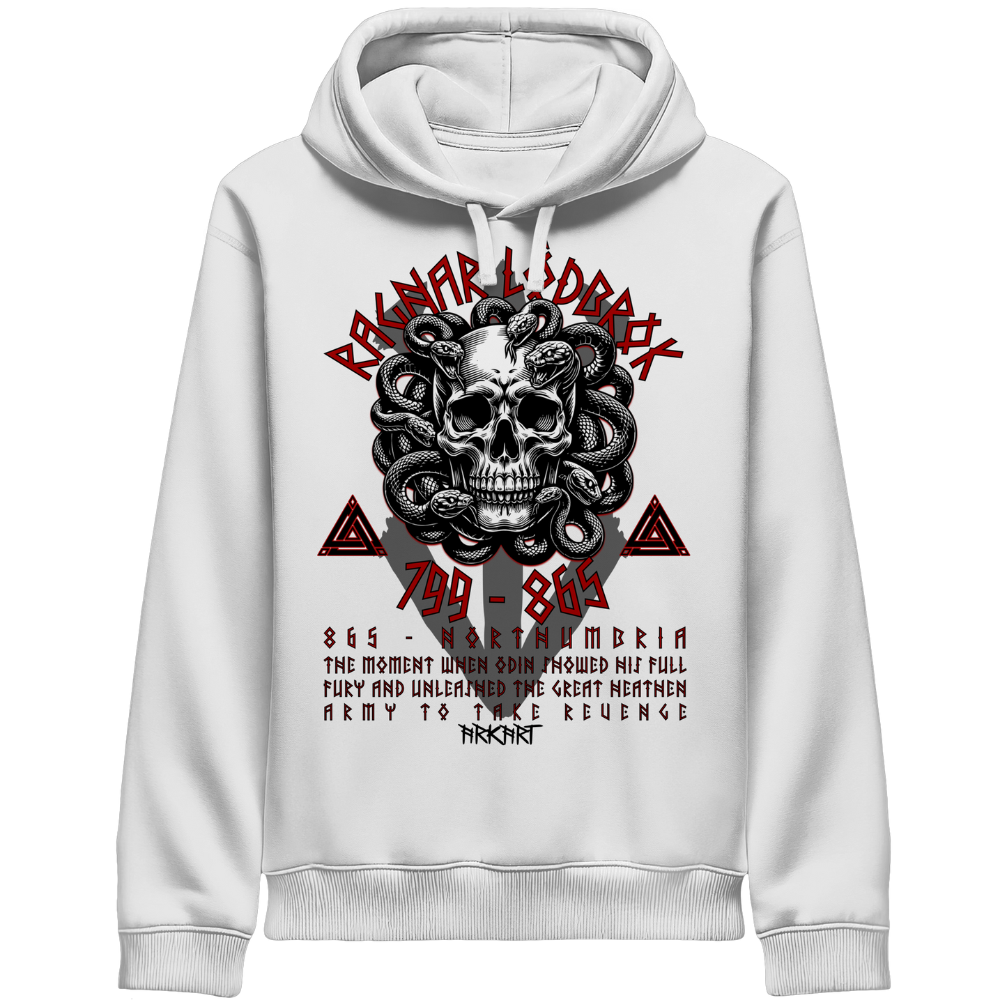 Ragnar in Northumbria -Hoodie - Sidepocket