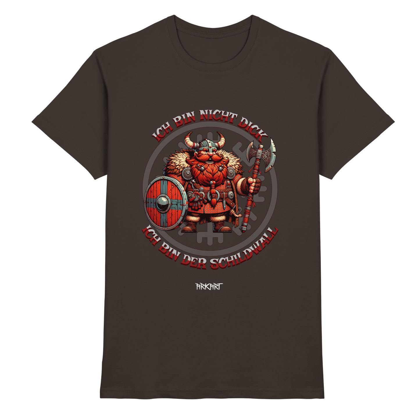 Ich bin nicht dick, ich bin der Schildwall! - Shirt Herren