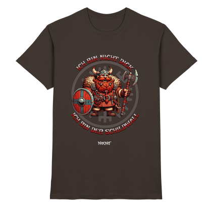 Ich bin nicht dick, ich bin der Schildwall! - Shirt Herren