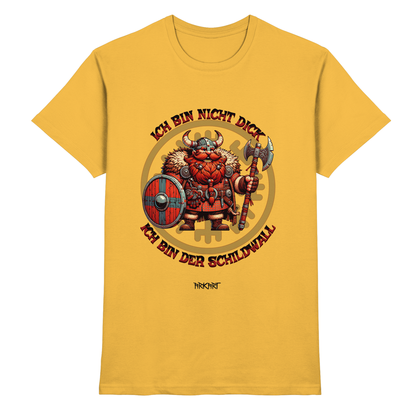 Ich bin nicht dick, ich bin der Schildwall! - Shirt Herren