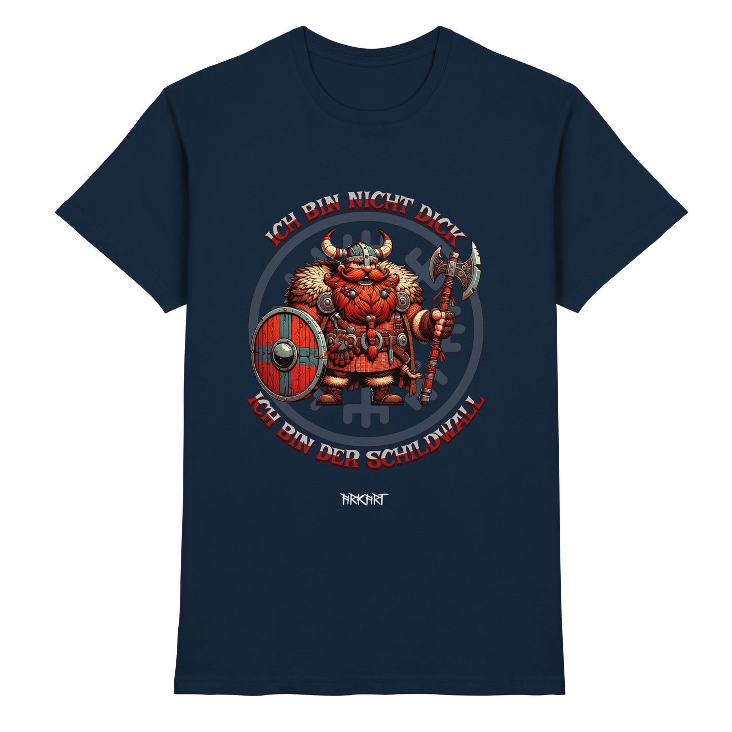 Ich bin nicht dick, ich bin der Schildwall! - Shirt Herren