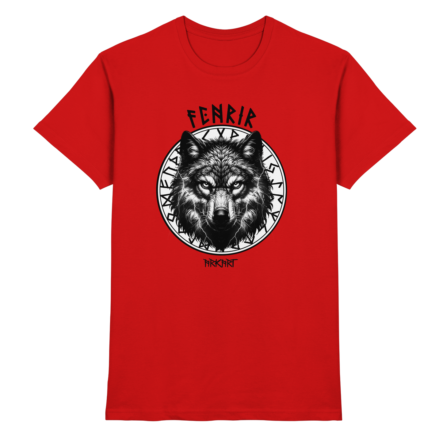 Fenrir Runenkreis - Shirt Herren