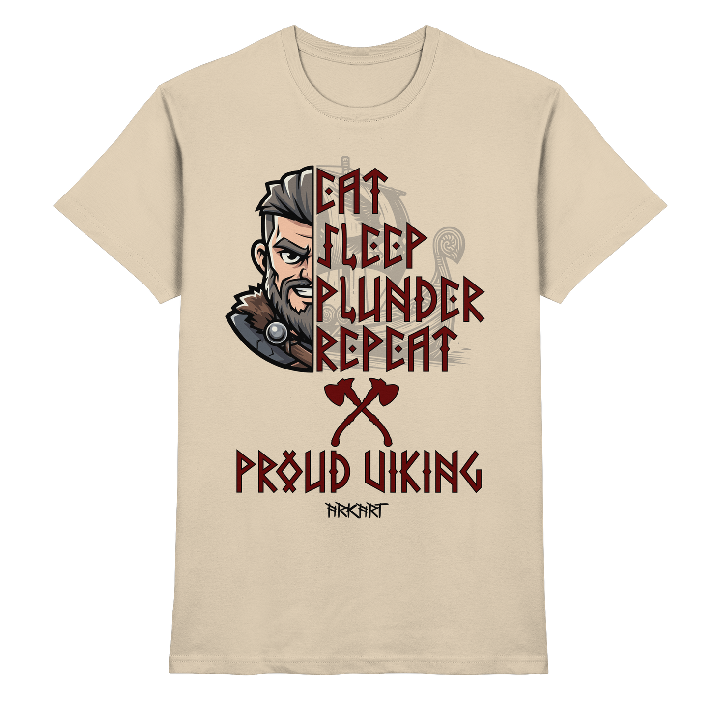 Eat, Sleep, Plunder, Repeat - Viking - Shirt Herren
