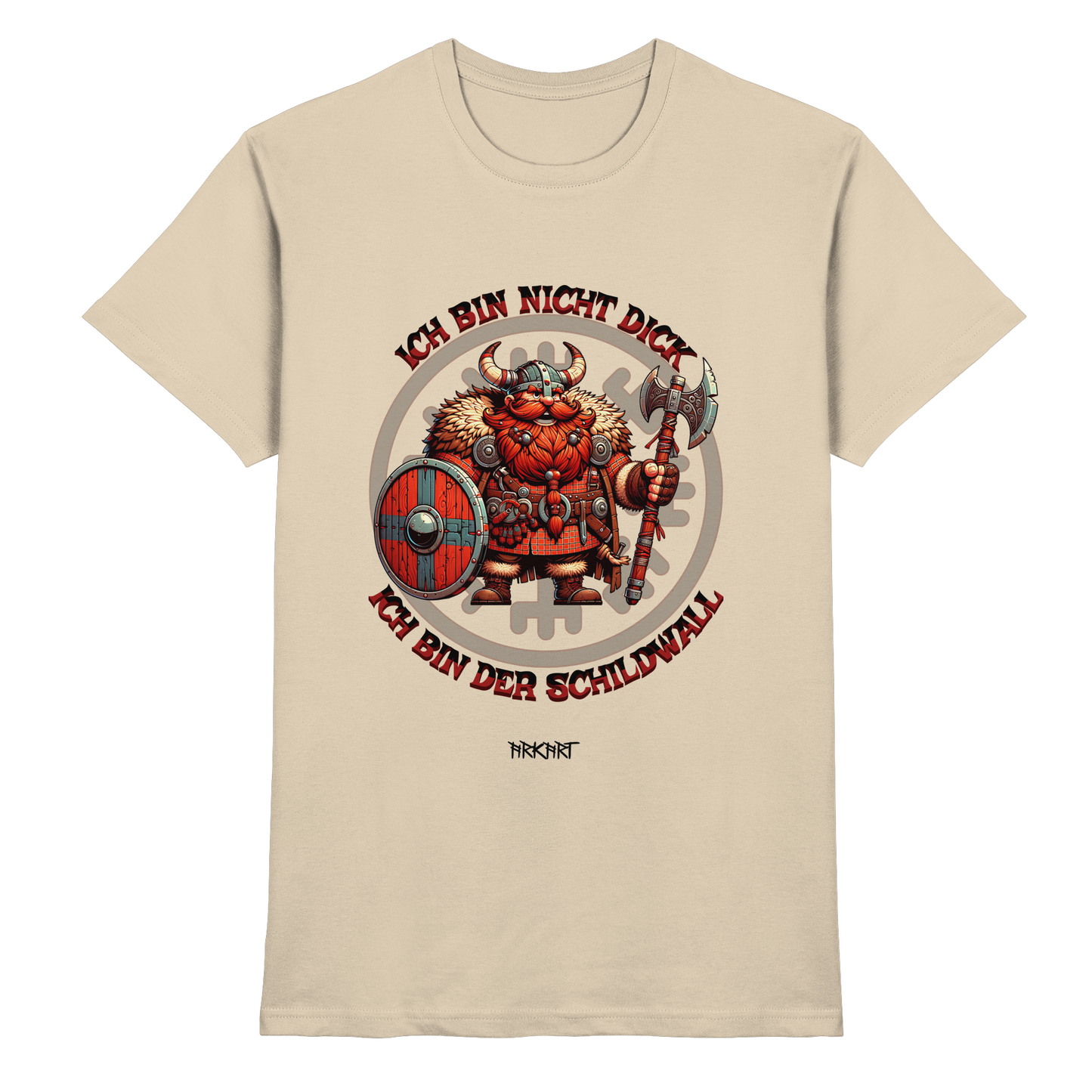 Ich bin nicht dick, ich bin der Schildwall! - Shirt Herren