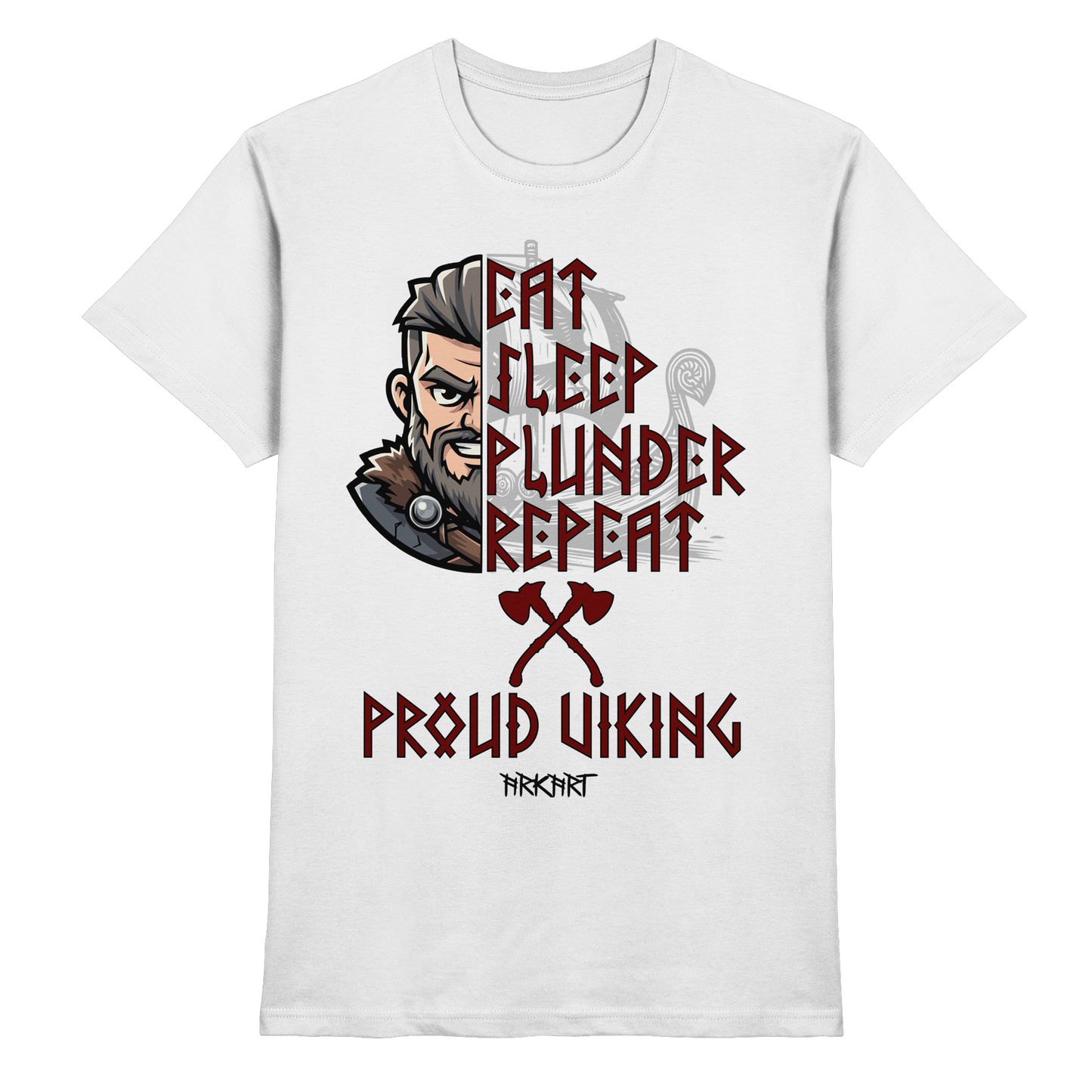 Eat, Sleep, Plunder, Repeat - Viking - Shirt Herren