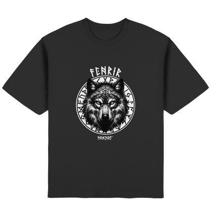 Fenrir Runenkreis - Oversize T-Shirt