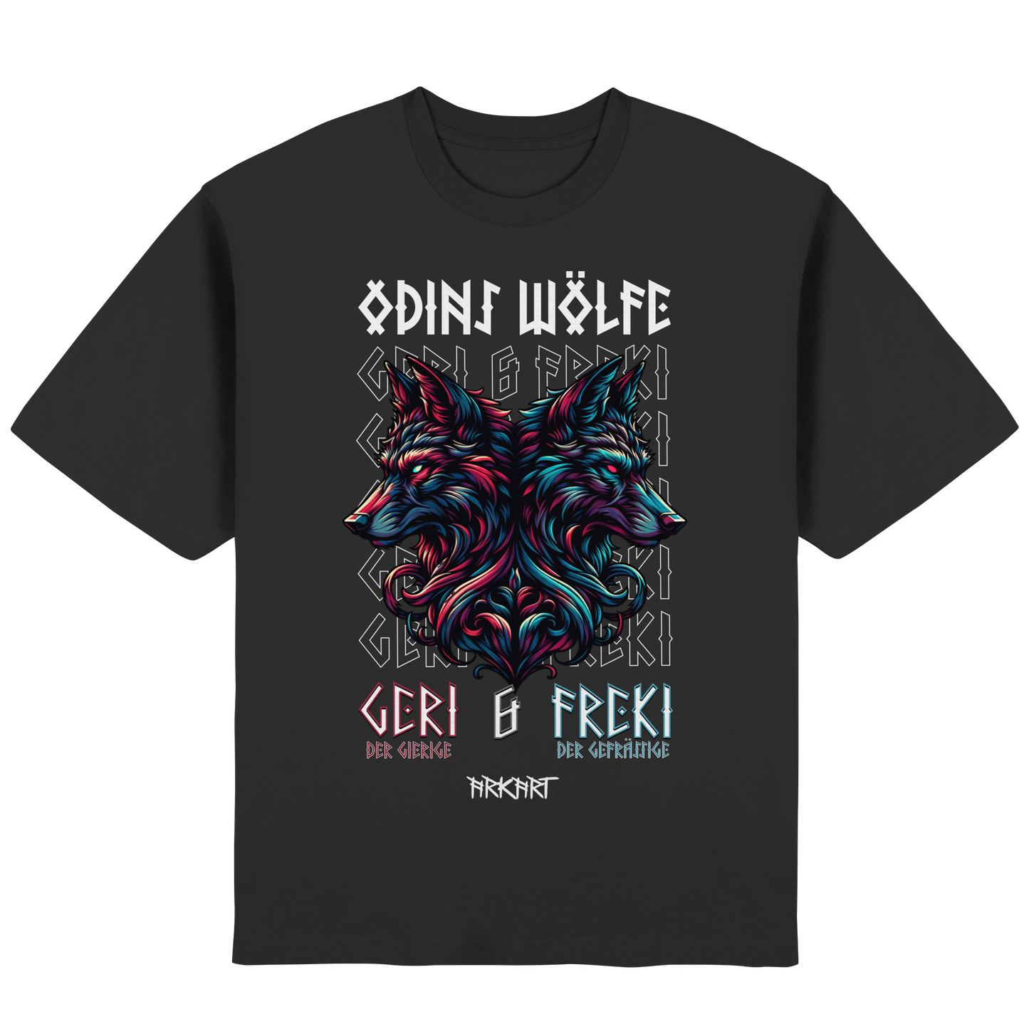 Geri & Freki - Oversize T-Shirt