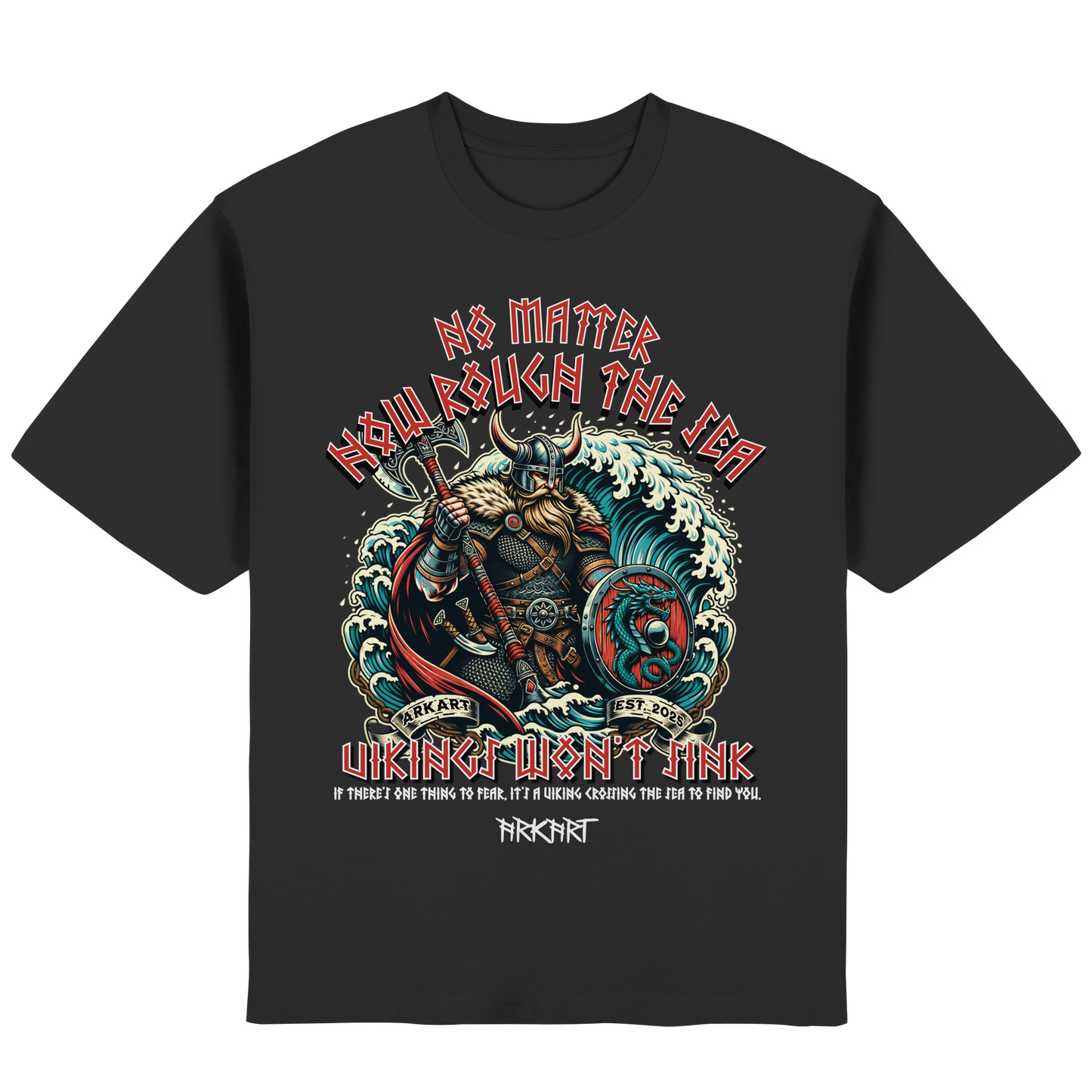 No matter how rough the sea - Oversize T-Shirt