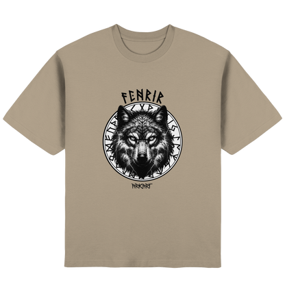 Fenrir Runenkreis - Oversize T-Shirt