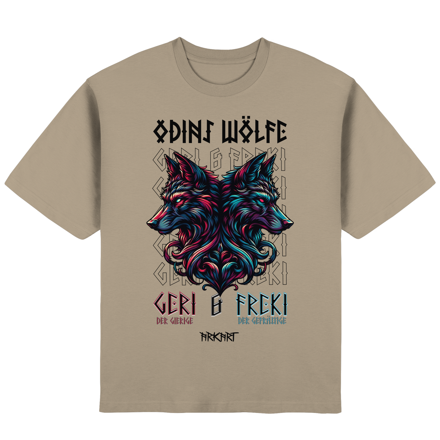 Geri & Freki - Oversize T-Shirt