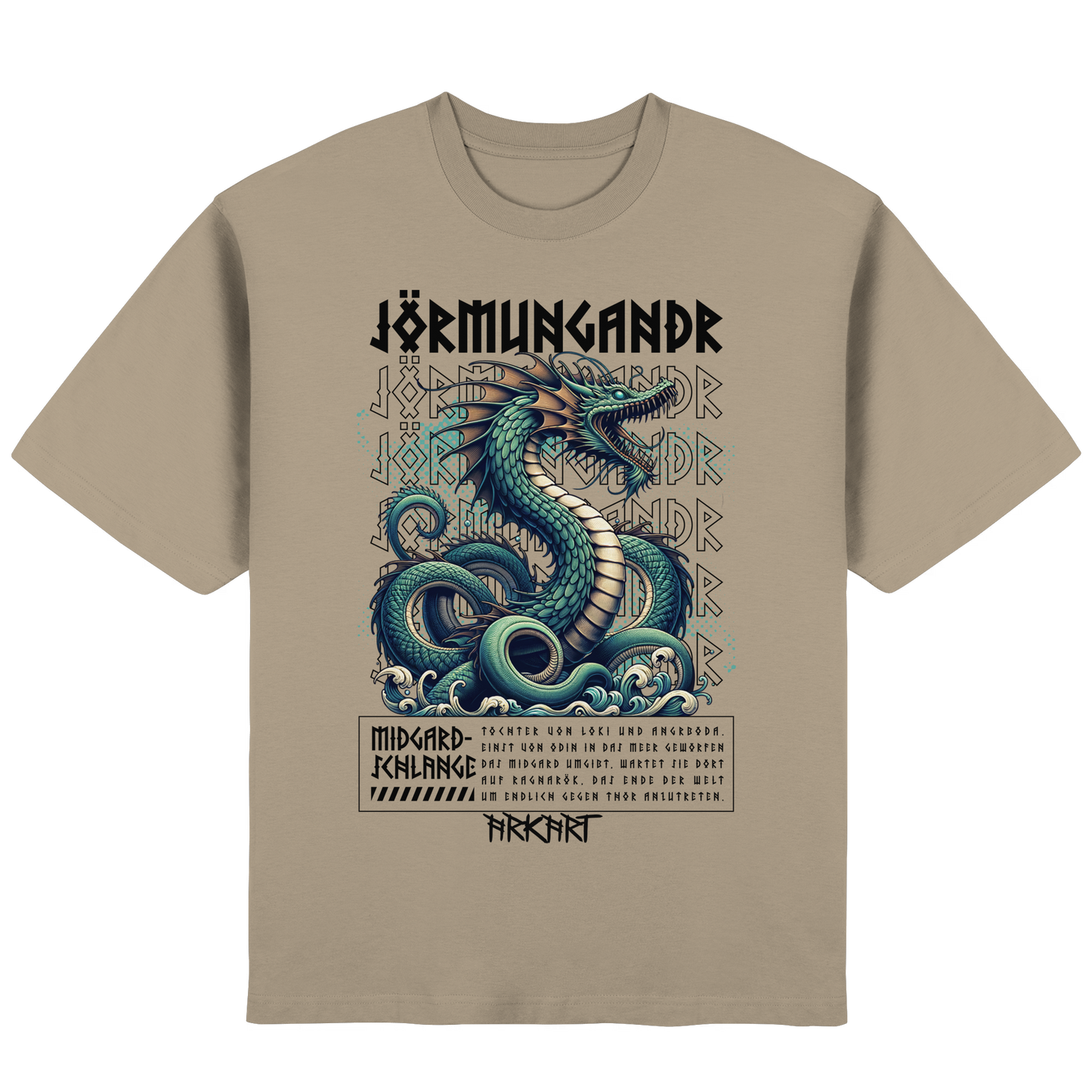 Jörmungadr - Oversize T-Shirt