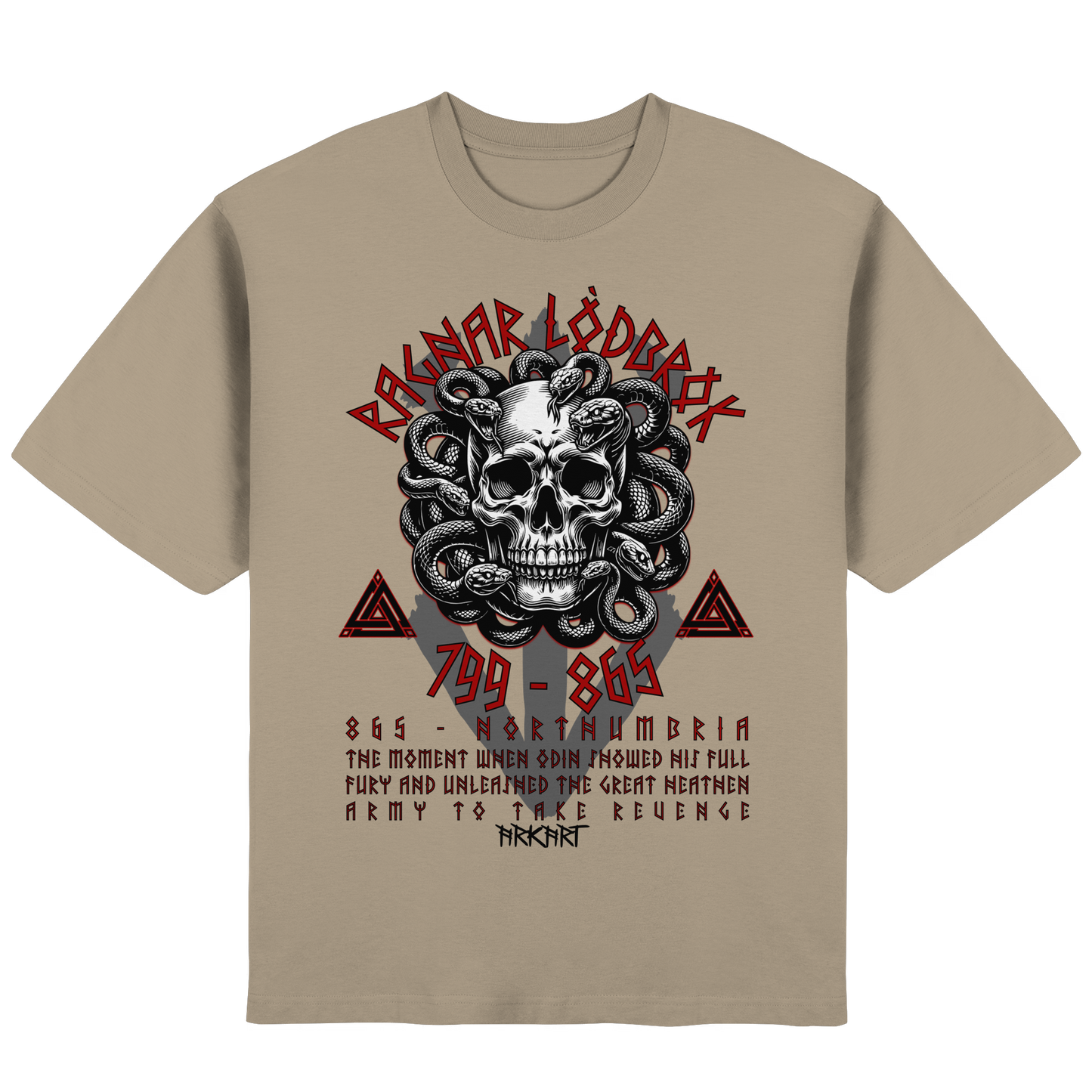 Ragnar in Northumbria - Oversize T-Shirt