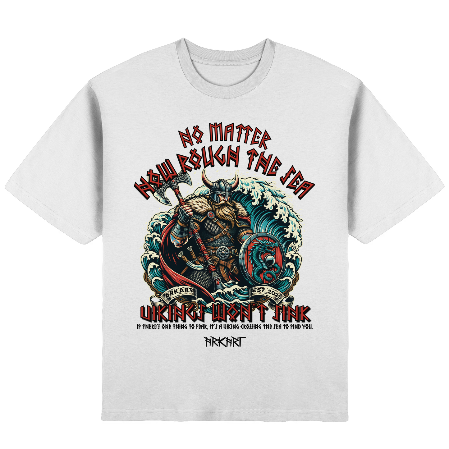 No matter how rough the sea - Oversize T-Shirt
