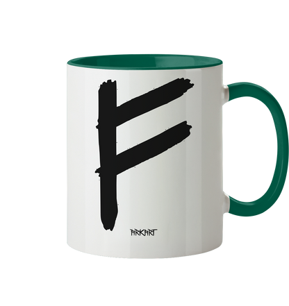 Fehu - Tasse zweifarbig