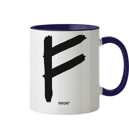 Fehu - Tasse zweifarbig