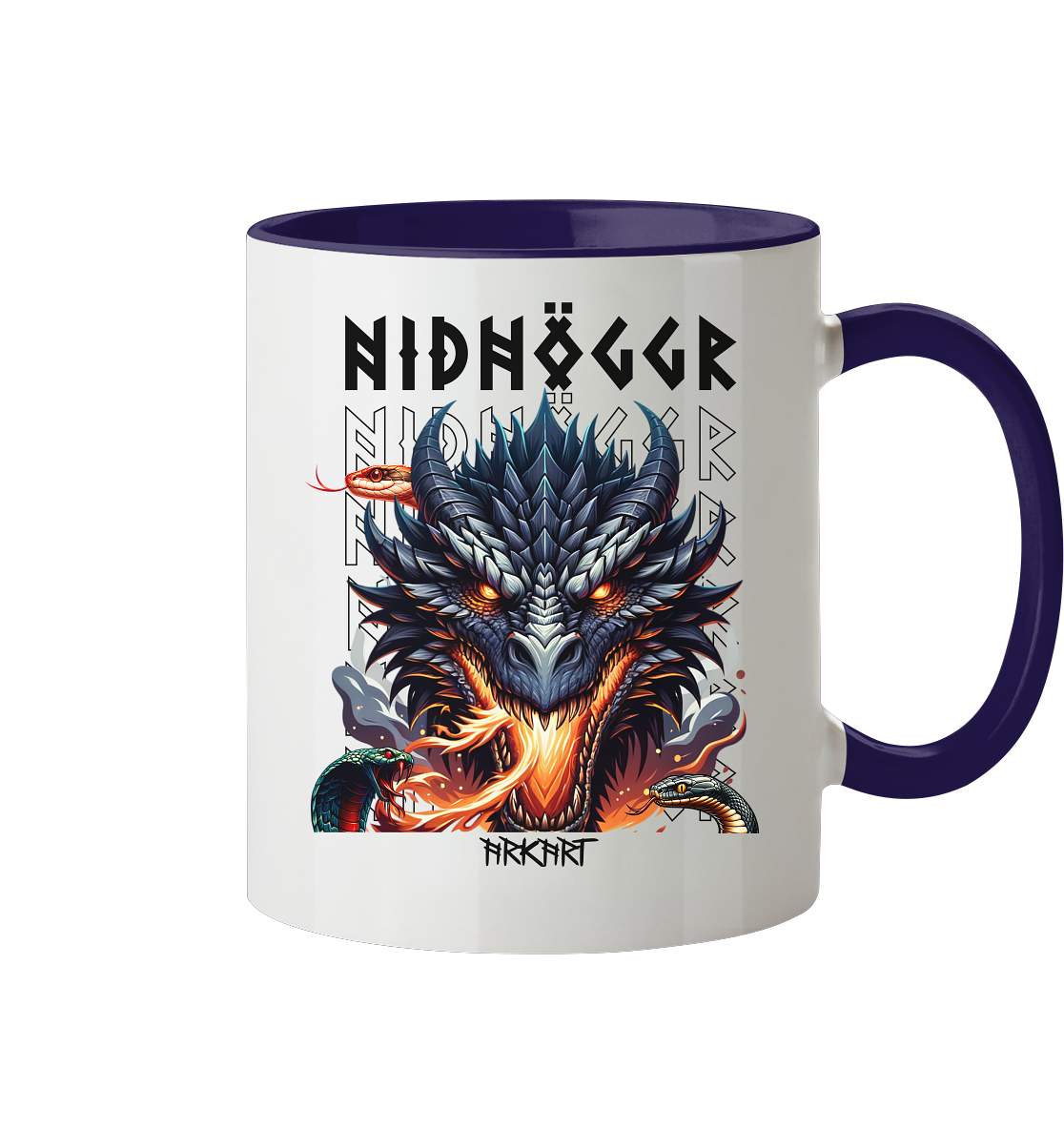 Nidhöggr - Tasse zweifarbig